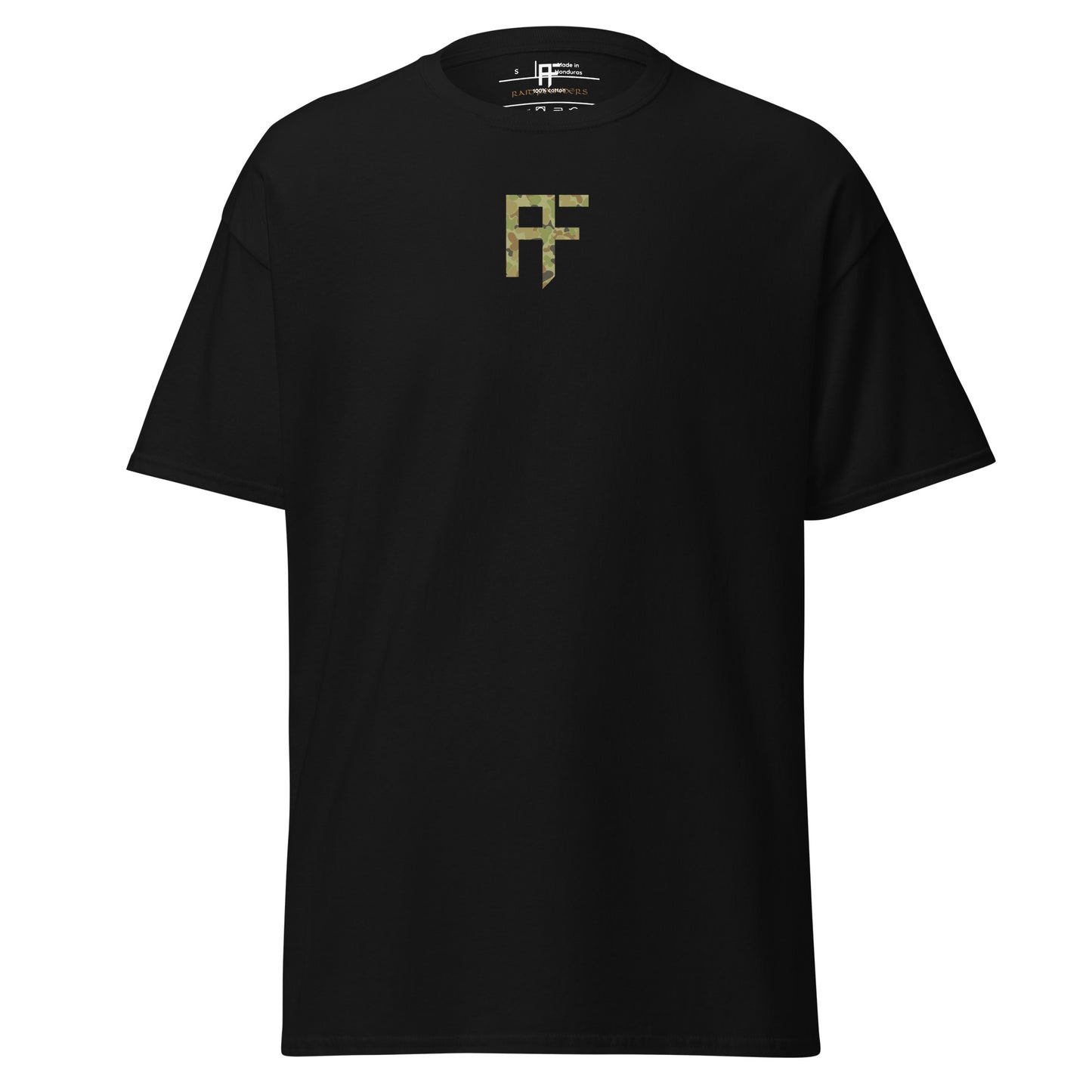 Raid Founders Jellybean T shirt, Black colour, front view