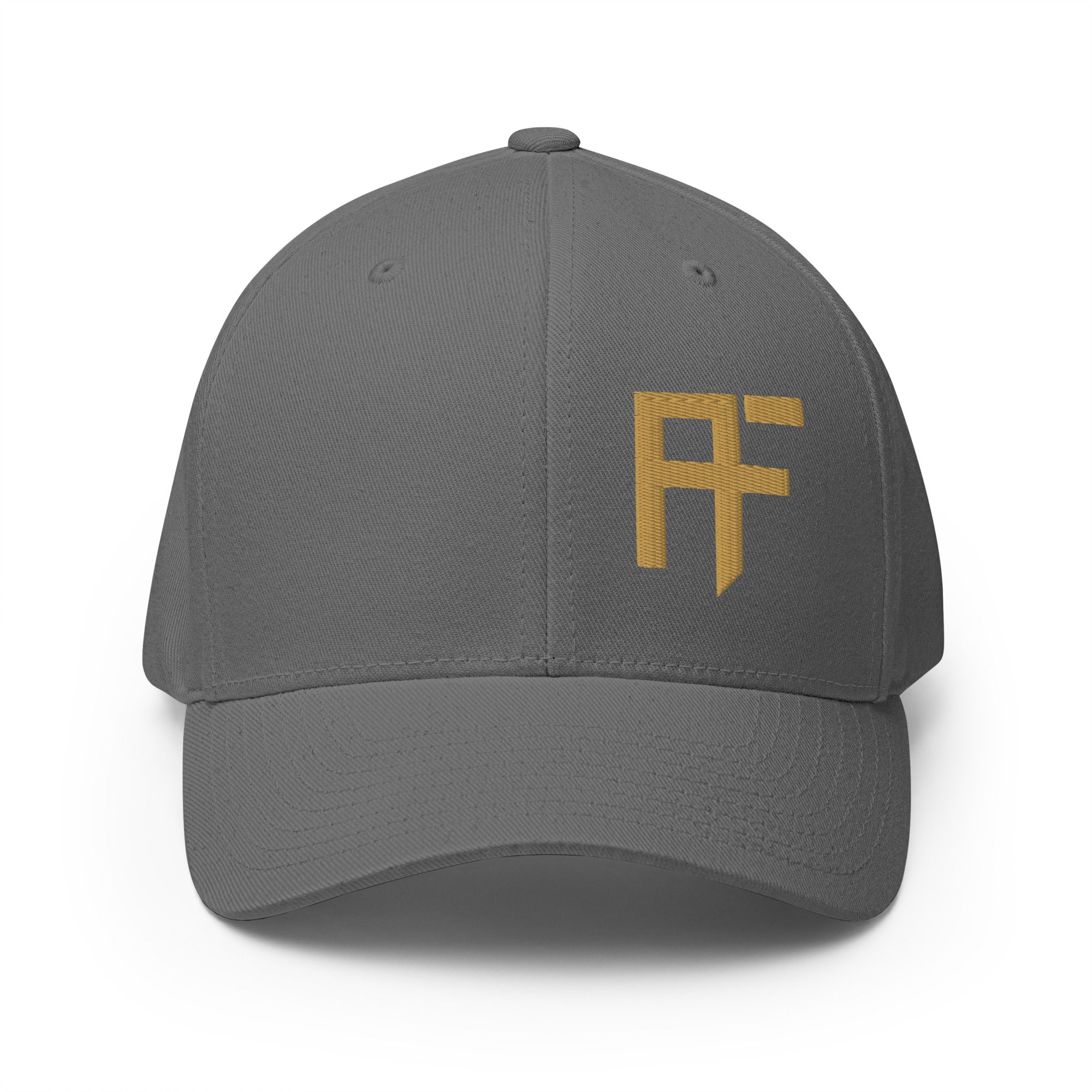 Raid Founders Grey closed cap, front view