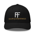 RAID FOUNDERS truckers cap black front view