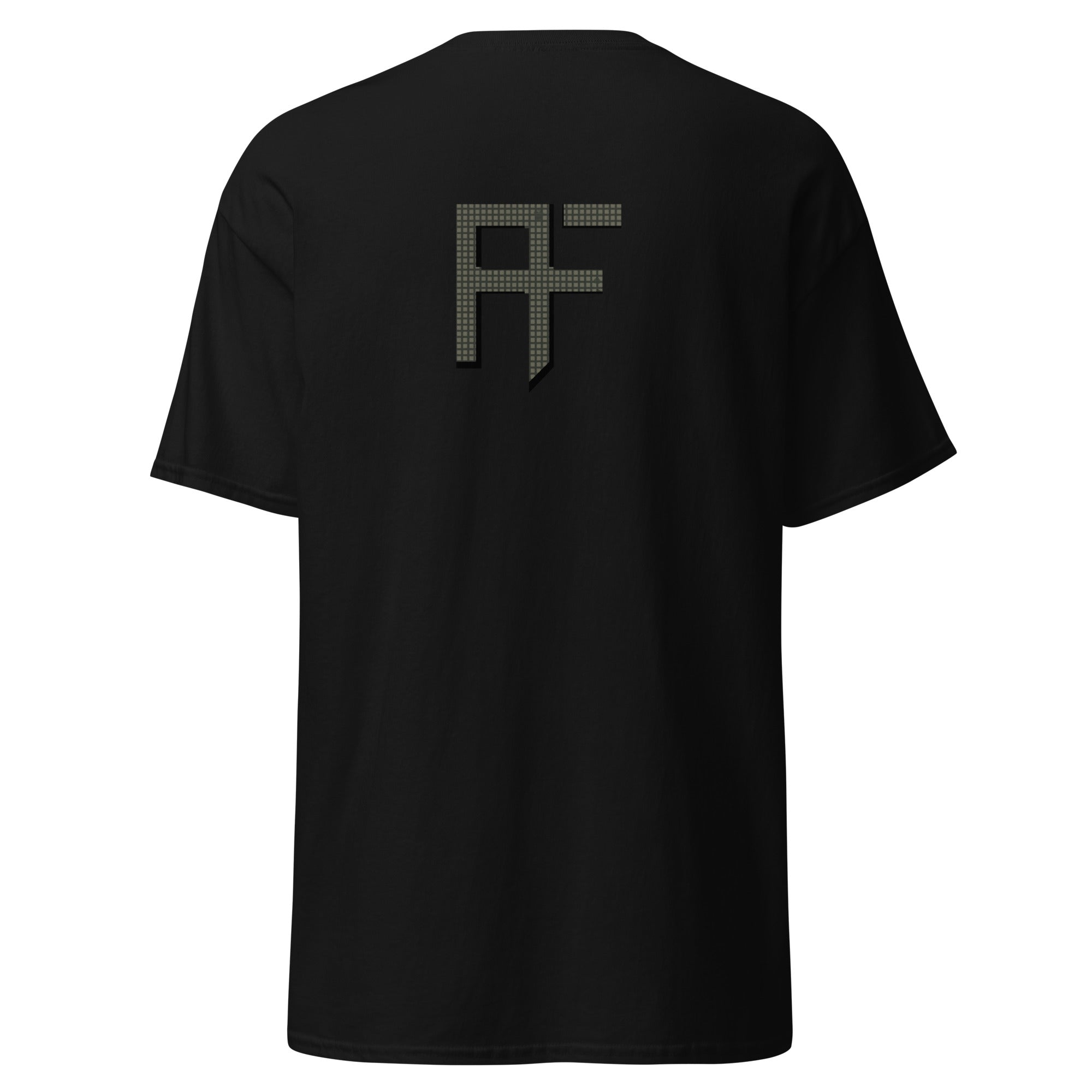 Raid Founders T SHIRT, RF DNC logo, black colour,  back view