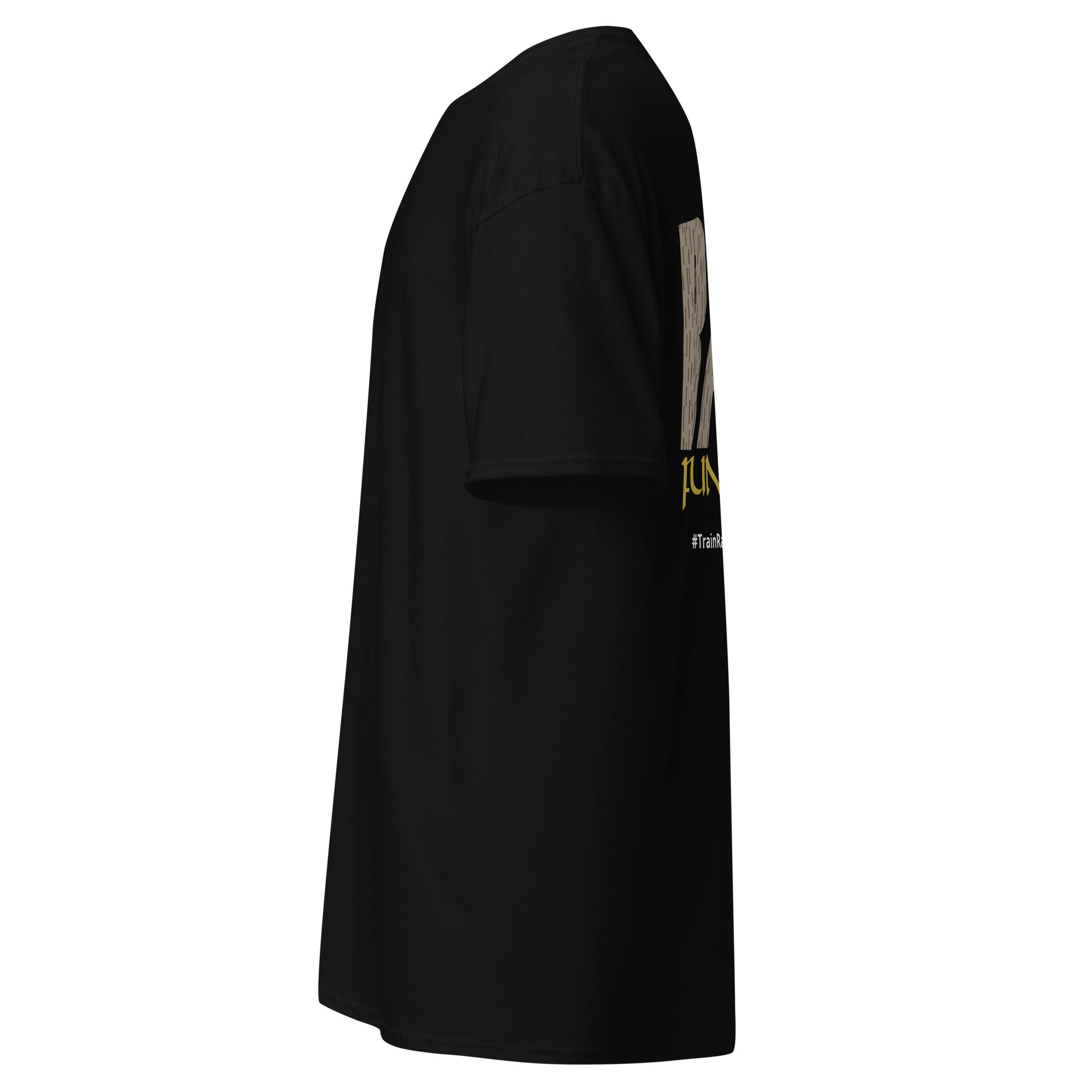 Raid Founders black colour, desert rain, tee shirt, left side view