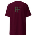 Raid Founders T SHIRT, RF DNC logo, maroon colour,  back view