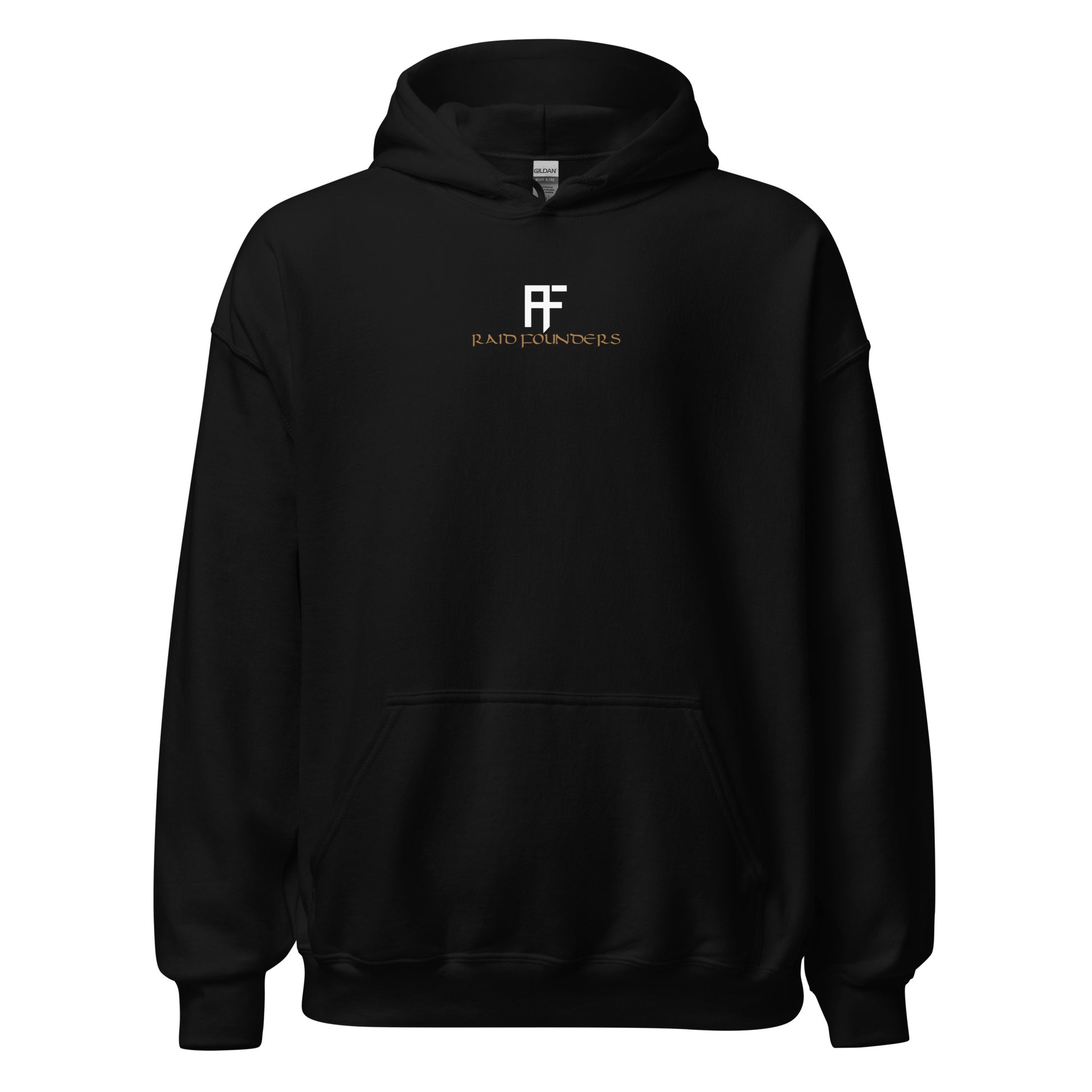 Raid Founders HOODIE - Pink Yggdrasil Unisex Hoodie in Black front view